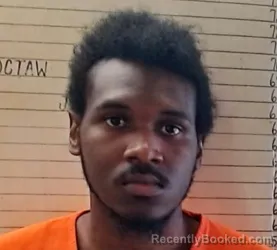 Mugshot of RICKEY ROMAINE JOHNSON booked in Choctaw County, Oklahoma on April 2, 2026