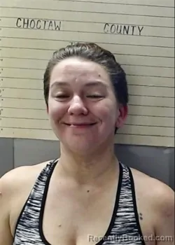 Mugshot of SIERRA SAGE THOMAS booked in Choctaw County, Oklahoma on April 5, 2026