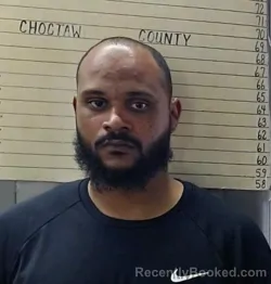 Mugshot of MARCUS GENE JEFFRIES booked in Choctaw County, Oklahoma on April 23, 2026