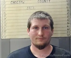 Mugshot of DEVON PAUL ROGERS, booked in Choctaw County, Oklahoma on April 25, 2026