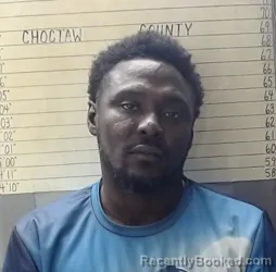 Mugshot of KRISTOPHER JERRY LYNN MINTER booked in Choctaw County, Oklahoma on May 8, 2026