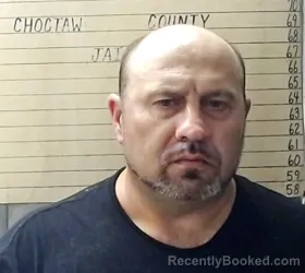 Mugshot of JASON DALE HARRISON booked in Choctaw County, Oklahoma on June 5, 2026