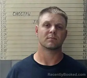 Mugshot of ALLEN MICHAEL ST CLAIR booked in Choctaw County, Oklahoma on June 22, 2026