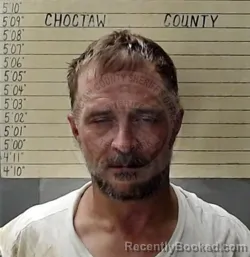 Mugshot of GARY PAUL GERMAN booked in Choctaw County, Oklahoma on July 11, 2026