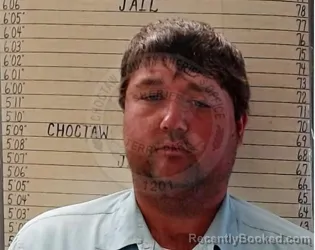 Mugshot of CHARLES RAYMOND SCAFF booked in Choctaw County, Oklahoma on July 17, 2026