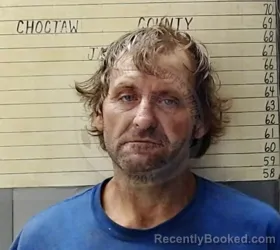 Mugshot of CHAD ALBERT BAILEY booked in Choctaw County, Oklahoma on July 24, 2026