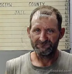 Mugshot of Chad Albert Bailey booked in Choctaw County, Oklahoma on August 7, 2026