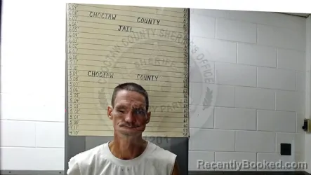 Mugshot of David Raymond Little booked in Choctaw County, Oklahoma on August 29, 2026