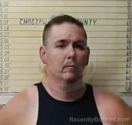 Mugshot of James Morgan Alva Lee Jones booked in Choctaw County, Oklahoma on September 3, 2026