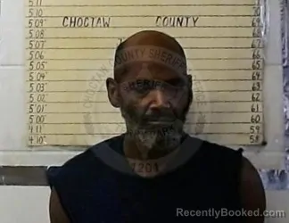 Mugshot of Sedrick Frierson booked in Choctaw County, Oklahoma on September 11, 2026