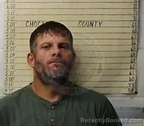 Mugshot of Jimmy Don Kirby booked in Choctaw County, Oklahoma on October 1, 2026