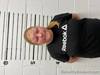 Mugshot of MEGAN ELIZABETH BECK booked in Cimarron County, Oklahoma on March 29, 2026