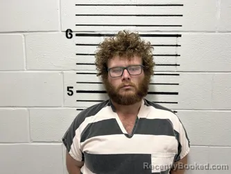 Mugshot of Levi James Austin Hatcher booked in Cimarron County, Oklahoma on October 7, 2026