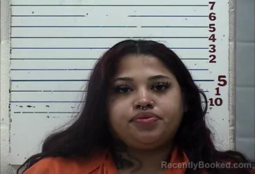 Mugshot of KEANA CALHOUN booked in Comanche County, Oklahoma on March 25, 2026