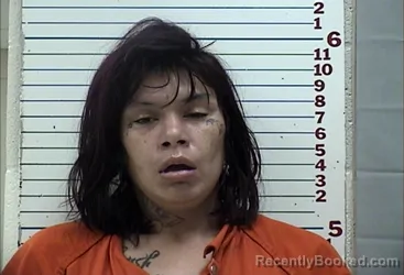 Mugshot of RACHEL YVONNE BATES booked in Comanche County, Oklahoma on April 8, 2026