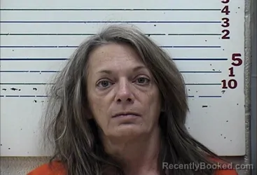 Mugshot of LINDA SUE JOHNSON booked in Comanche County, Oklahoma on April 29, 2026