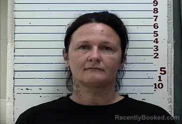 Mugshot of AMANDA DESIREE MALONEY booked in Comanche County, Oklahoma on July 2, 2026