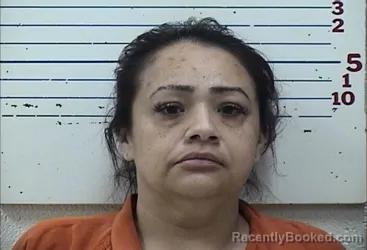 Mugshot of Maria Guadalupe Lira booked in Comanche County, Oklahoma on July 28, 2026