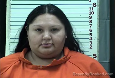Mugshot of Adriana Michelle Valenzuela booked in Comanche County, Oklahoma on August 11, 2026