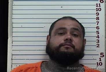 Mugshot of Jacinto Flores Martinez booked in Comanche County, Oklahoma on August 17, 2026