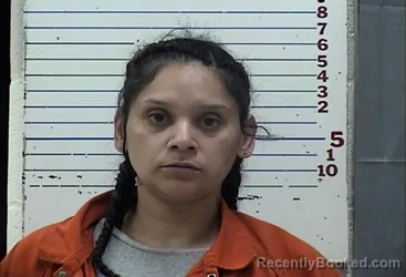 Mugshot of Corina Dillyn Alcorta booked in Comanche County, Oklahoma on August 20, 2026