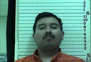Mugshot of Irving Adolf Mendoza booked in Comanche County, Oklahoma on August 21, 2026