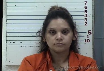 Mugshot of Corina Dillyn Alcorta booked in Comanche County, Oklahoma on August 24, 2026