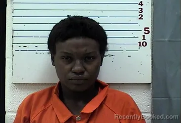 Mugshot of Kia Elizabeth Hackley booked in Comanche County, Oklahoma on October 7, 2026