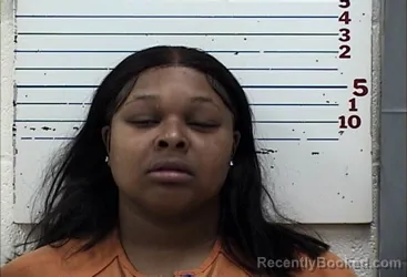 Mugshot of Kaliah Ziare Williams booked in Comanche County, Oklahoma on October 10, 2026