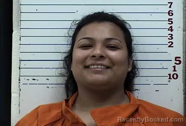 Mugshot of Briana Lynette Hernandez booked in Comanche County, Oklahoma on October 12, 2026