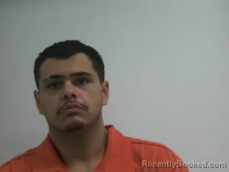 Mugshot of Charles Bernabe Garcia booked in Creek County, Oklahoma on July 27, 2026