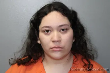 Mugshot of ARACELY NOELANI GARCIA booked in Custer County, Oklahoma on March 31, 2026