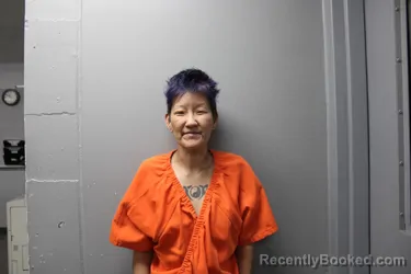 Mugshot of KARA YOON LEA SHOPNITZ booked in Custer County, Oklahoma on April 3, 2026