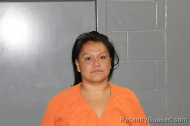 Mugshot of Regina Crystal Quiroz booked in Custer County, Oklahoma on August 18, 2026