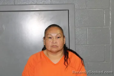 Mugshot of Sonya Lea Whiteskunk booked in Custer County, Oklahoma on October 24, 2026