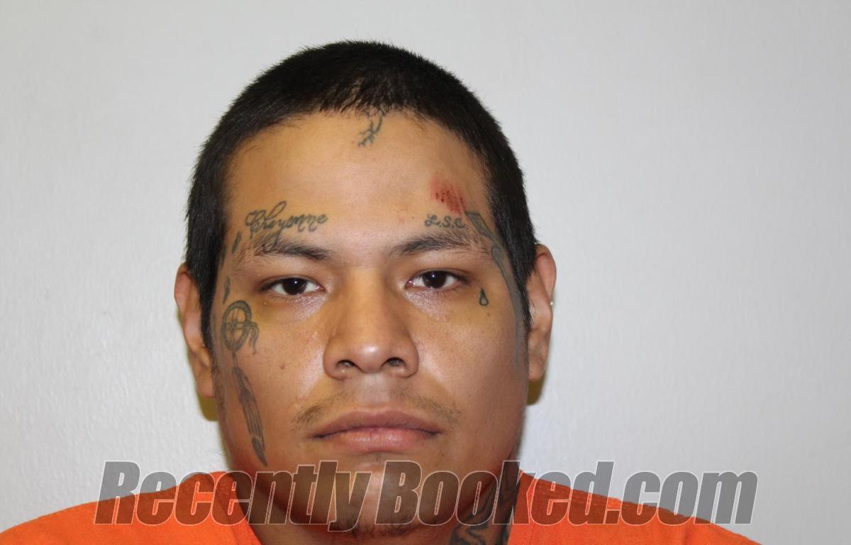 Booking photo from Custer County, Oklahoma