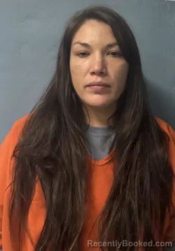 Mugshot of DESTINEE MARIE BAKER booked in Delaware County, Oklahoma on March 7, 2026