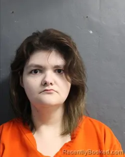 Mugshot of MEGHAN MAKAYLA WEBSTER booked in Delaware County, Oklahoma on March 31, 2026