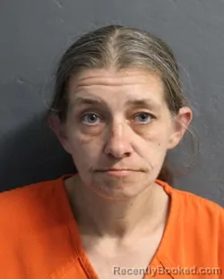 Mugshot of Amanda Halsted booked in Delaware County, Oklahoma on October 13, 2026