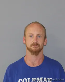 Mugshot of Joshua Elzie Maner booked in Coleman County, Texas on September 13, 2026