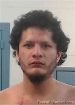 Mugshot of FELIX LORENZO BOOTH ESPINOSA booked in Jackson County, Oklahoma on March 24, 2026