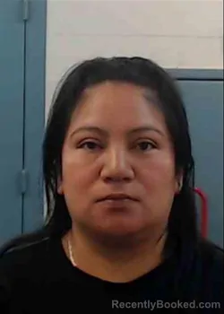 Mugshot of ANTONIA REVECA JUAREZ booked in Jackson County, Oklahoma on April 19, 2026