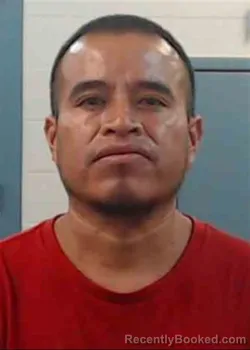 Mugshot of Domingo Juarez Gutierrez booked in Jackson County, Oklahoma on August 29, 2026