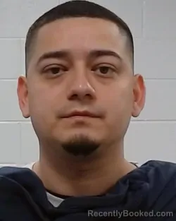Mugshot of Ricardo Alan Mendoza booked in Collin County, Texas on May 28, 2026