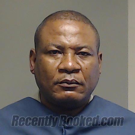 Booking photo from Collin County, Texas