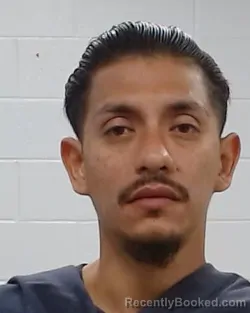 Mugshot of Pablo Andres Fuentes booked in Collin County, Texas on March 20, 2026