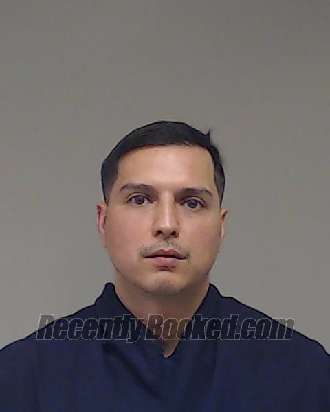 Booking photo from Collin County, Texas