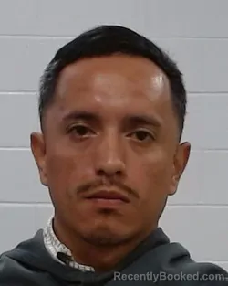 Mugshot of Santiago Alonso booked in Collin County, Texas on March 18, 2026