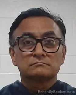 Mugshot of Rajeshkumar Patel booked in Collin County, Texas on June 28, 2026