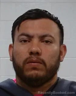 Mugshot of Jose Alexis Mendoza Salinas booked in Collin County, Texas on March 20, 2026